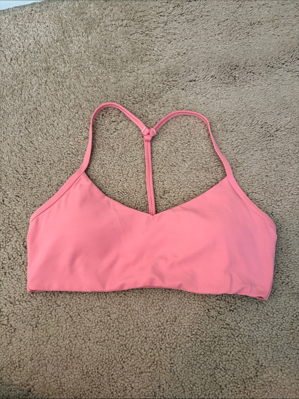 Old Navy Coral Pink T-Back Sports Bra
